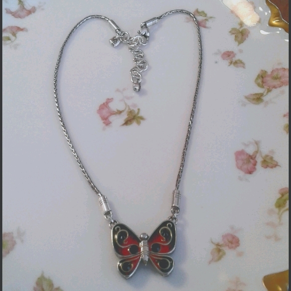 Brighton RARE retired Papillion necklace - Picture 2 of 6